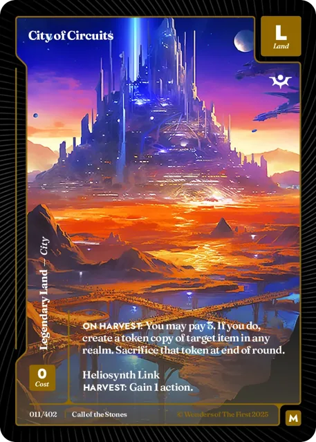 City of Circuits, a Land card