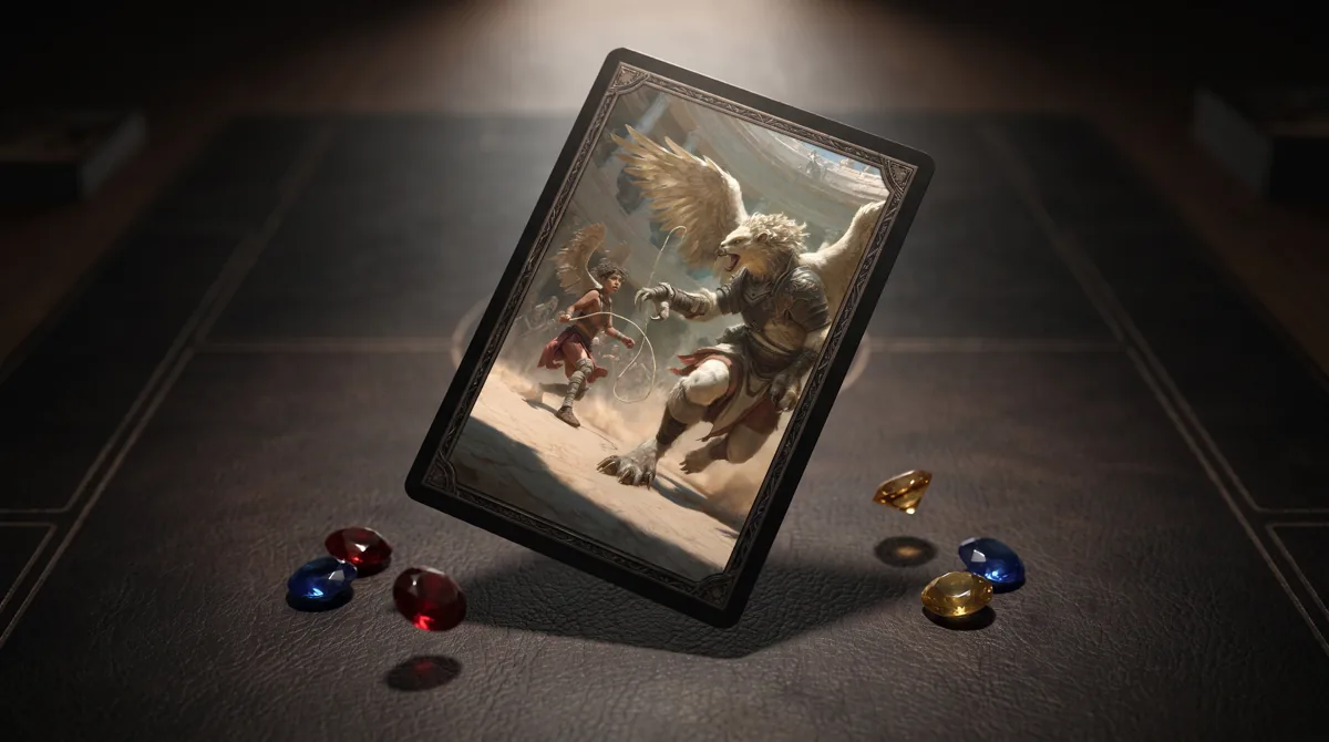 A lone Wonders card, the last of its print run