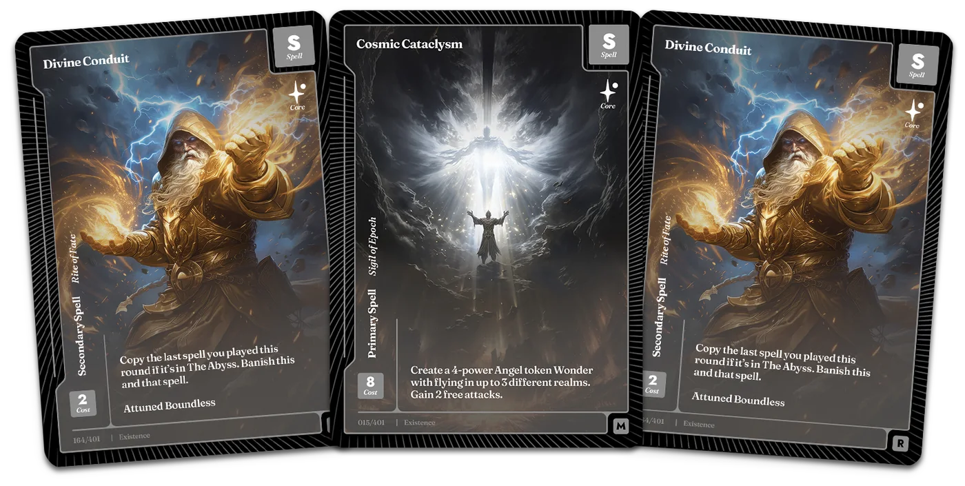 Cosmic Cataclysm, Divine Conduit, Divine Conduit combo cards