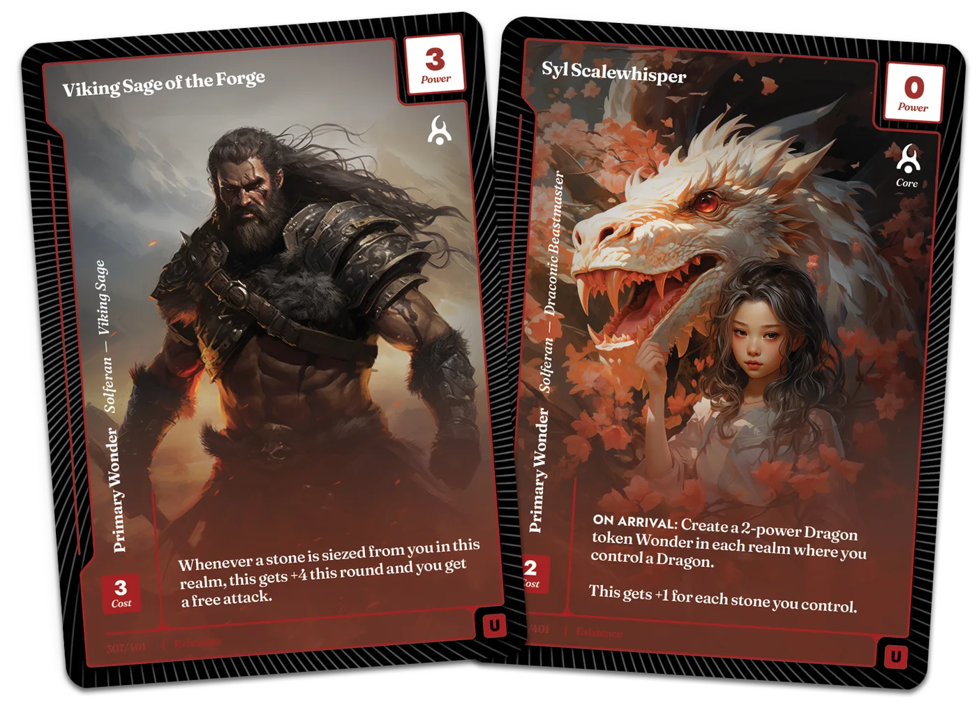 Viking Sage of the Forge, Syl Scalewhisper combo cards