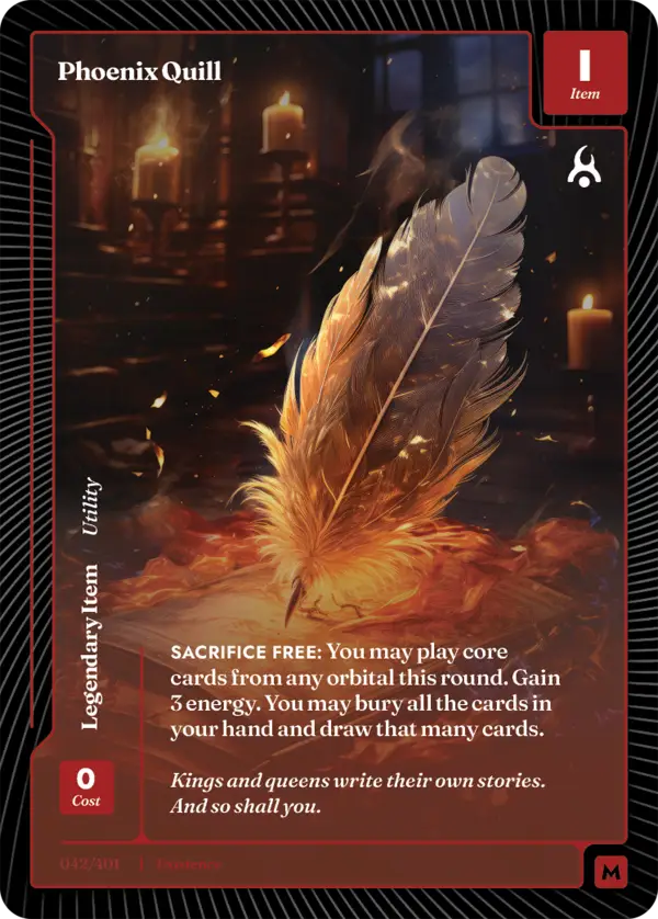 Phoenix Quill card