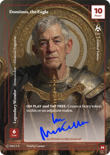 Ian McKellen card