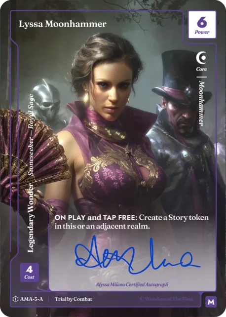 Alyssa Milano card