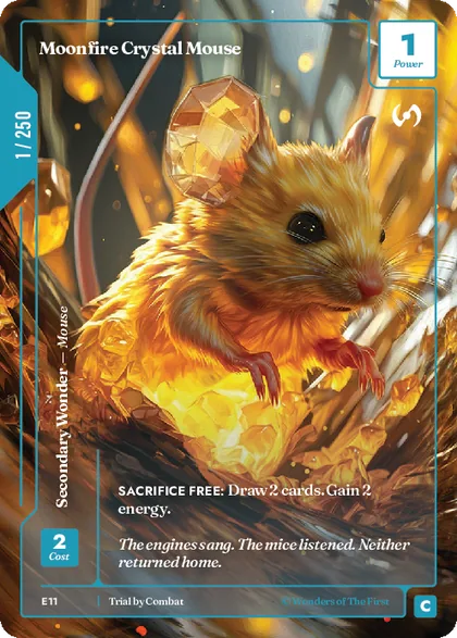 Moonfire Crystal Mouse, a serialized Echo