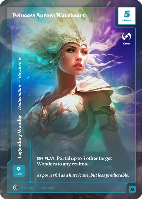 First Edition Formless Foil treatment example