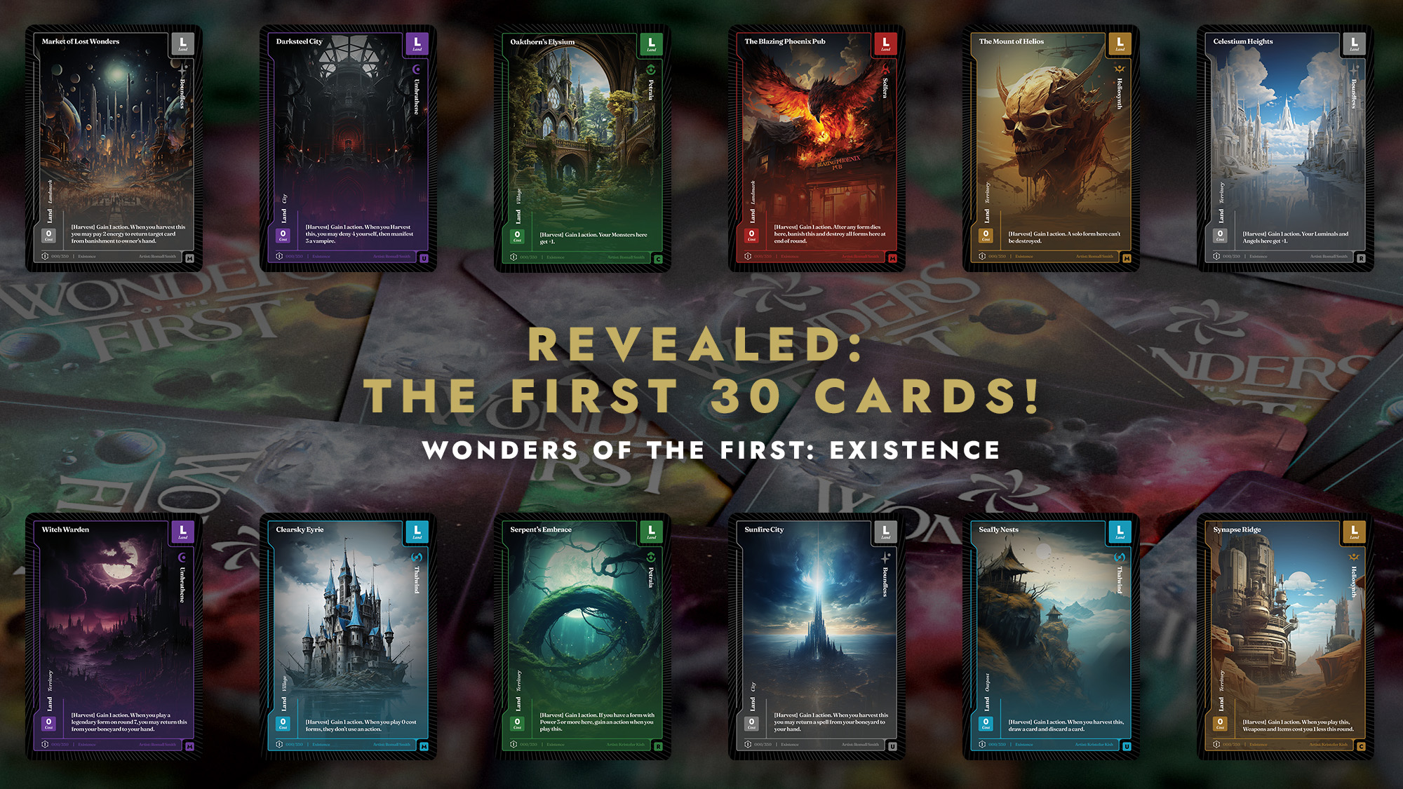 Wonders of The First: Existence CCG card reveal