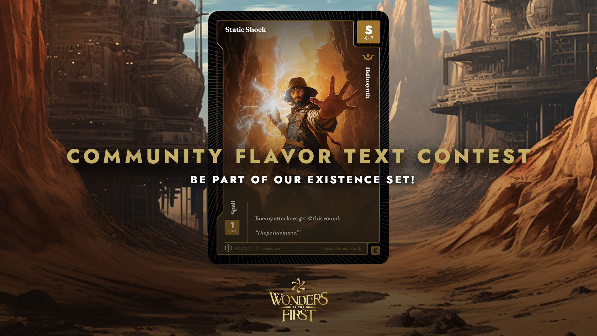 Wonders of The First CCG Flavor Text Contest