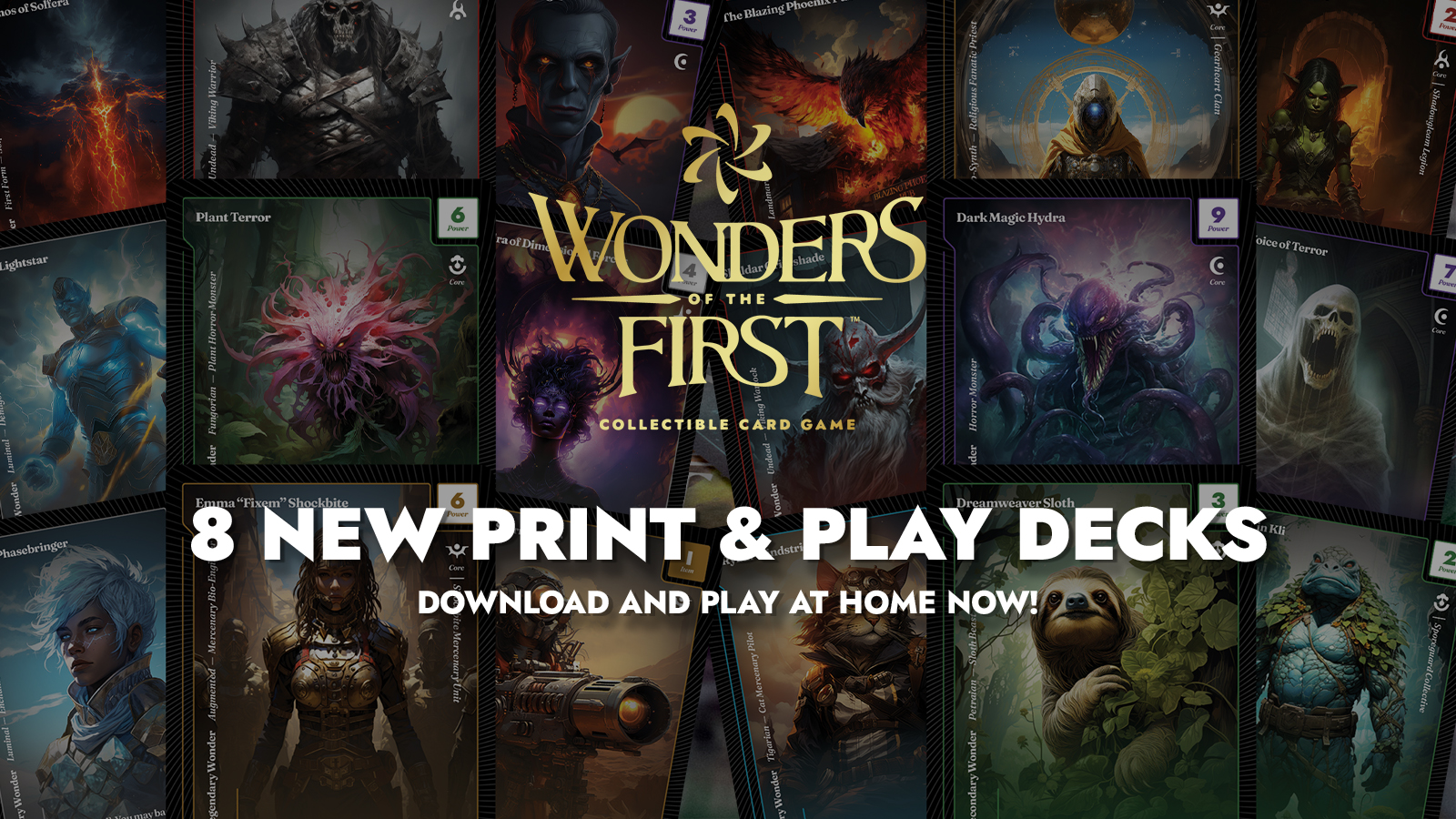 Wonders of The First Print and Play Decks